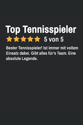 Tennis Training Notizbuch (liniert) Sport Lustiges Tennisspieler