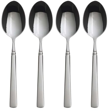 Oneida 2267004C Easton Fine Flatware Dinner Spoons, Set of 4, 7.3 L x 1.71 W