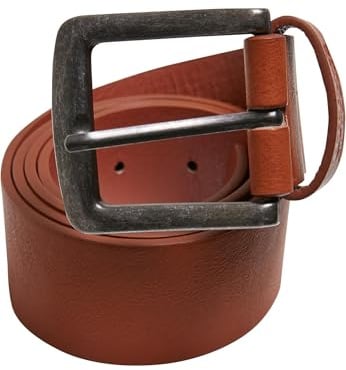 Urban Classics Leather Imitation Belt Unisex Gürtel braun Basics, Streetwear