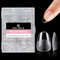 UNA GELLA Capsule Americaine Ongle Amande Extra Court, 216 Pièces 12 Tailles Faux Ongles Transparent Gel Doux Préformé Full Cover Soft Gel Nail Tips pour Art Ongulaire DIY Nail Art
