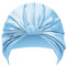 townssilk 100% Mulberry Silk Women Night Hat, 16 Momme Sleep Cap, Silk Shower Cap, Good for Hair, Protects Hair, Silk Night Hat, Popular, 1-Layer Ice Blue