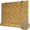 ZHJSHOU Tapparella Avvolgibile Bambù,Tenda di bambù,Tende Decorative per Porta/Esterni/Interni,Tasso di Ombreggiatura del 70%,Tende di Paglia Tessute A Mano con Sollevatore,145x145cm/57.1x57.1in(WxH)