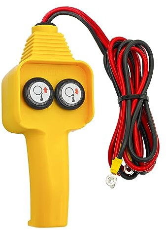 AUCELI Winch Controller, Winch Hand Control Assembly, Push Button Style Winch Wired Controller for Rated Pulling 2000lbs to 4500lbs 12V/24V Electric Winch, Hand-held Control Replacement Parts