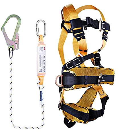 NATWEE Baumkletterausrüstung, Klettergurt-Set, Dach-Sicherheitsgurt, Absturzsicherung mit Kletterseil, Luftarbeiten, Elektriker, Outdoor It's so Kind of You