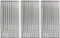 Hongso 43,2 cm Infrarot-Emitter-Gitter für Charbroil Commercial Tru Infrared 463242716, 466242715, 463242715, 466242815, G533-2200-W1, Professional, Signature Series 4 Brenner-Modelle