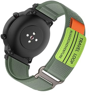 Nylon Armband Kompatibel mit COROS PACE 3 Armbänder Sport Armband für Damen Herren Sportarmband Adjustable Textil Loop Ersatzarmband für COROS PACE 3 (E,Nylon)