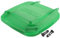 GANAZONO Outdoor Garbage Bin Lid Replacement, Heavy Duty Sanitation Waste Bin Lid Cover Protector - Green