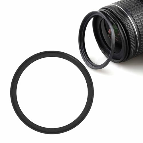 Objektivfilter-Adapterring, Kameraobjektivfilter Metall-Stufenring, Step-Up-Ringe Filteradapter für UV-CPL-ND-Nahkameraobjektive (62-67mm)