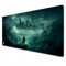 Hogwart Legacy XXL-Mauspad, Schwarz-Weiß, 900 x 400 cm, Gaming-Büro-Schreibtischunterlage, Groß, Wasserdicht, Rutschfest, Grau, 90 x 40 x 0,3 cm