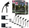 Paulmann 5216 Set Plug & Shine LED Gartenstrahler Plantini 6er-Set IP65 rund 21mm 3000K 6x1,4W 6x90lm 230/24V 45° Anthrazit Aluminium