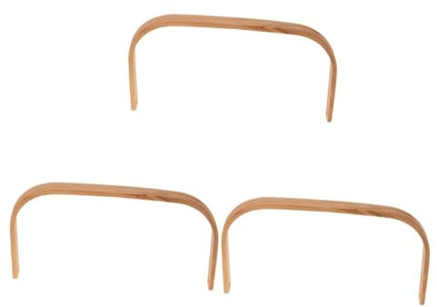 Amosfun 3St Griff für Eiskübel aus Holz Holzeimer Tragegriff Holzeimer Zubehör Langlebiger Eimergriff Holzeimergriff eine Armatur Eimerversorgung verschleißfester Eimergriff hölzern