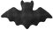 champracer Halloween Fledermaus geformt Kissen, Plüschtier, Fledermaus Plüsch Kissen Sofa Kissen, kreative Kissen, Auto Kissen Wohnzimmer Sofa Kissen, Schlafzimmer (Schwarz,20x40 cm)