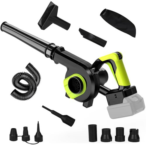 WingFly Souffleur de Feuilles sans Fil Compatible avec Makita 18V, Souffleur électrique 3 Vitesses pour Nettoyer Feuilles, Enlever Poussière, sans Batteries