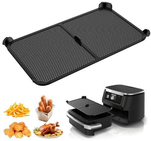 Heißluftfritteuse Spritzschutz kompatibel mit Ninja AF500EU, Wiederverwendba Silikon Heißluftfritteuse Zubehör Spritzschutz für Ninja Heißluftfritteuse AF500EU