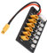 Series Charging Board, 1S LiPo Battery Charger Plate for PH2.0, XT30 Battery, 6 Port Charging Board