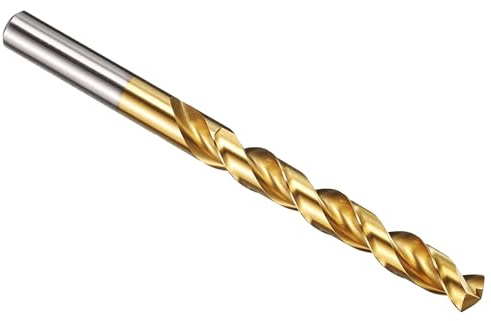 PATIKIL M42 HSS Spiralbohrer 10,2mm, Gerader 135° Stahlbohrer Titannitrid-Beschichtung für Hartmetall Edelstahl