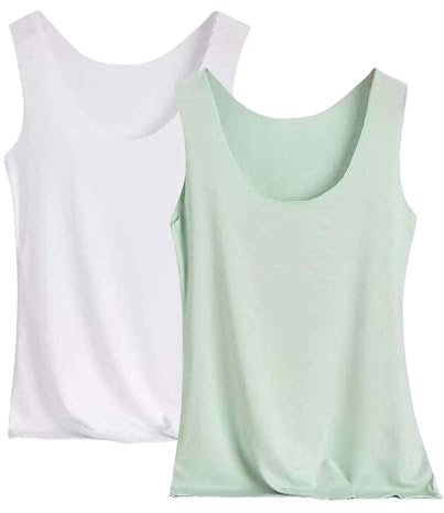 Warehouse Deal Must Haves Aesthetic 2er Pack Tank Top Damen Unterhemd Stretch Basic Tops Unterwäsche Hemden Enges Top Leicht Tanktop Sport Unterhemden Mädchen Mein Konto Anzeigen Deutsch