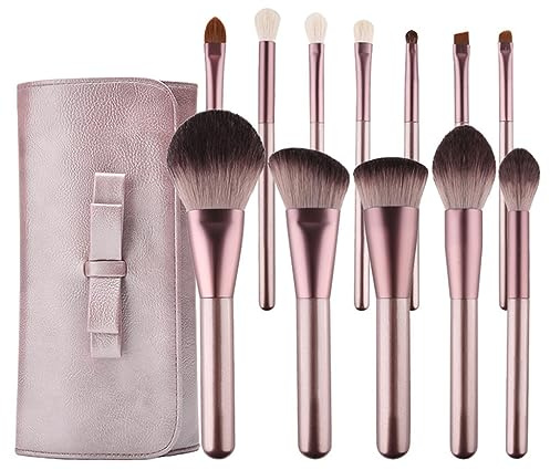 12pcs Small Grape Lilac Makeup Brush SetMicrocrystalline Silk Soft BristlesBeauty Tools