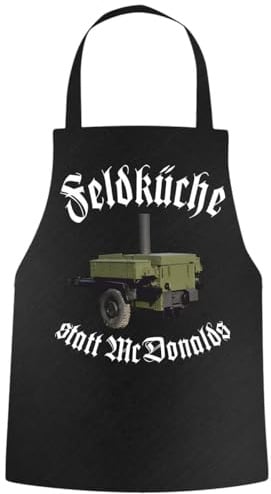 Spaß Kostet Herren Männer Kochschürze Grillschürze NVA Feldküche Gulaschkanone 180/72