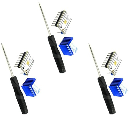 PENCHEAK Modulo Driver Stepper TMC2208 MODULO Stepper con Dissipatore Calore per Motoscafili dei Controller della Stampante Motore