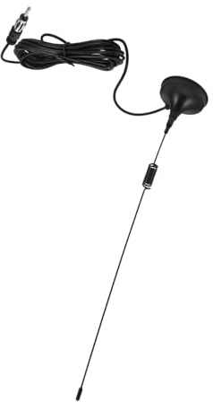 VALICLUD Long Range Fm Antenne mit Magnetfuß für Auto und Zuhause Kompakte Regenfeste Radioantenne zur Einfachen Montage und Stabilem Empfang für CD Player und Stereoanlagen