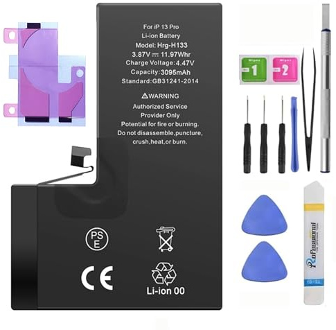 ZAMLINK Black Label Battery compatible with iPhone 13 Pro - Capacity 3095 mAh | Replacement Uk Stock