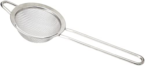 Tala Stainless Steel Sieve, 8 cm Diameter with Fine Mesh, Perfect for Loose Tea, Dusting Cakes and rinsing Single portions of Pulse Beans