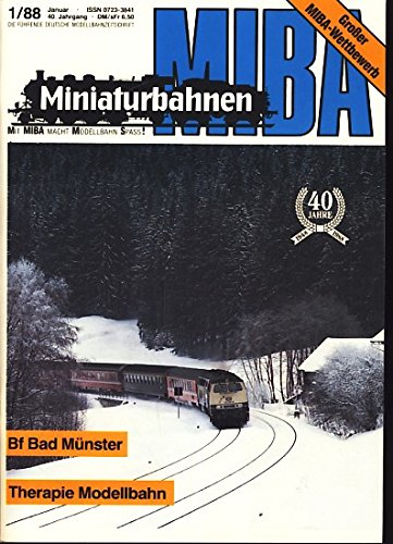 Miba Heft Nr. 1 / 88 - Miniaturbahnen