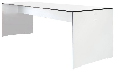 Conmoto Riva - Tisch L / 220 weiß - wetterfest aus HPL - Outdoortisch - Terrassentisch