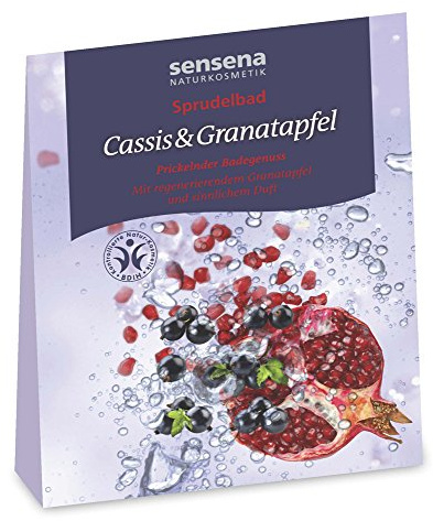 sensena Sprudelbad mit Cassis & Granatapfel (80 g)