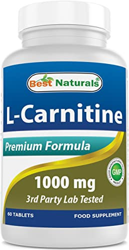 Best Naturals L-Carnitine 1000mg 60 Tablets