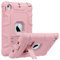 ULAK Custodia iPad Mini, Cover iPad Mini 3/2/1 Custodia Ibrida a Protezione Integrale con Parte Esterna in 3 Strati di Morbido Silicone e Interno Rigido per Apple iPad Mini 1/2/3(Oro Rosa)