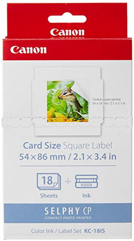 Canon 7429b001 Etiketten 54 x 86 mm weiß