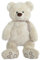 Wagner 9016 - XXL Plüschbär Teddy Bär - 100 cm groß - Creme-Weiss - Teddybär Kuschelbär