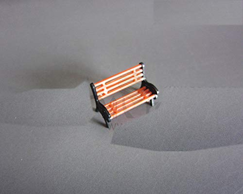 4 x Modell Bank Gartenbank für Modellbau 1:150 Modelleisenbahn Spur N