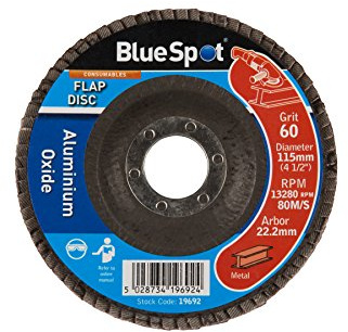 BlueSpot Tools B/S19692 Flap Discs & Wheels, Brown