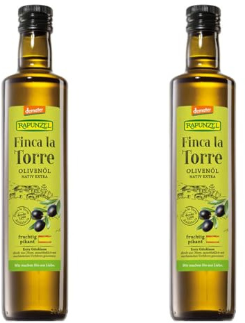 Rapunzel Bio Olivenöl Finca la Torre, nativ extra, demeter (2 x 0,50 l)