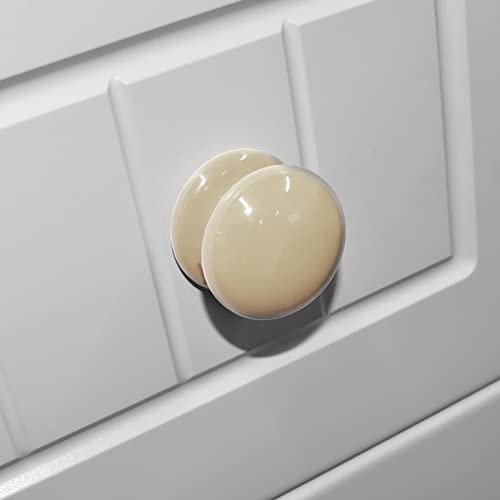 Magnolia Ceramic Cream Ivory KNOB Ø 38 mm, Door Handles Cupboard Draw (AV2) (5)