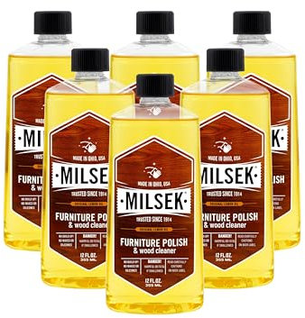 Milsek lm-4 Möbel Politur und Reiniger mit Zitrone Öl, 6er-Pack