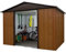 Abri De Jardin Métal 7,18m² - Marron Aspect Bois - 108WGY