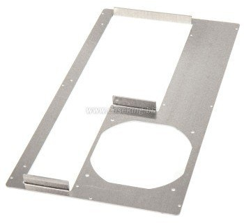 DimasTech Compatible PCI-Backpanel HPTX, 10 Slots - Aluminium