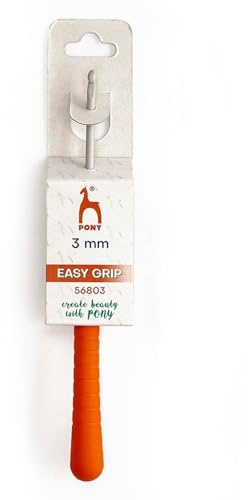 Pony Easy Grip Aluminium Crochet Hook 3.00mm