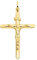 PRINS JEWELS Anhänger Kreuz Mit Jesus 18 Karat 750 Gelbgold Unisex (32)