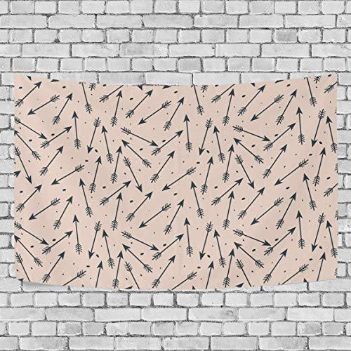 MONTOJ Betttuch mit Pfeil-Muster, Wandkunst, Wandbehang, Kreuz.