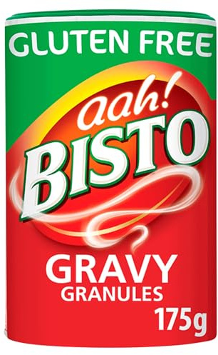 Bisto Gluten Free Gravy Granules, 175 g Tub (1-Pack) | Flavoursome & Delicious, Authentic British Taste, Reduced Salt, Vegetarian & Vegan Friendly