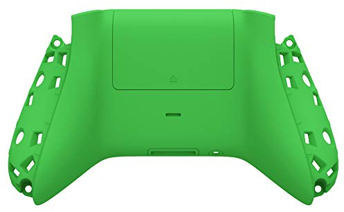 eXtremeRate Rückseite Gehäuse Case für Xbox Series X/S Controller Model 1914, DIY-Ersatz Backplate Shell & Batterieabdeckung Skin Cover Set für Xbox Core Gamepad-Grün
