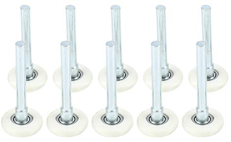 Garagentorrolle 10PCS, Nylon-Türräder Ersatz-Garagenrolle 2'' Vorbau