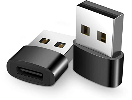 Mr.Gadget Solutions USB C Tipo C Hembra a USB A Macho Adaptador Pc Portátil a Teléfono Cargador Convertidor