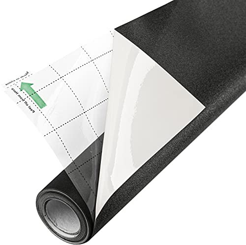 FEOMOS Total Blackout Fensterfolie mit hitzebeständiger, weißer Seite, statisch haftend, 100% lichtblockierende Glasfolie, deckt Raumverdunkelung ab, 60 cm x 300 cm