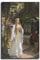 Edmund Leighton My Fair Lady Poster Dekorative Malerei Leinwand Wandkunst Wohnzimmer Poster Schlafzimmer Gemälde 40 x 60 cm